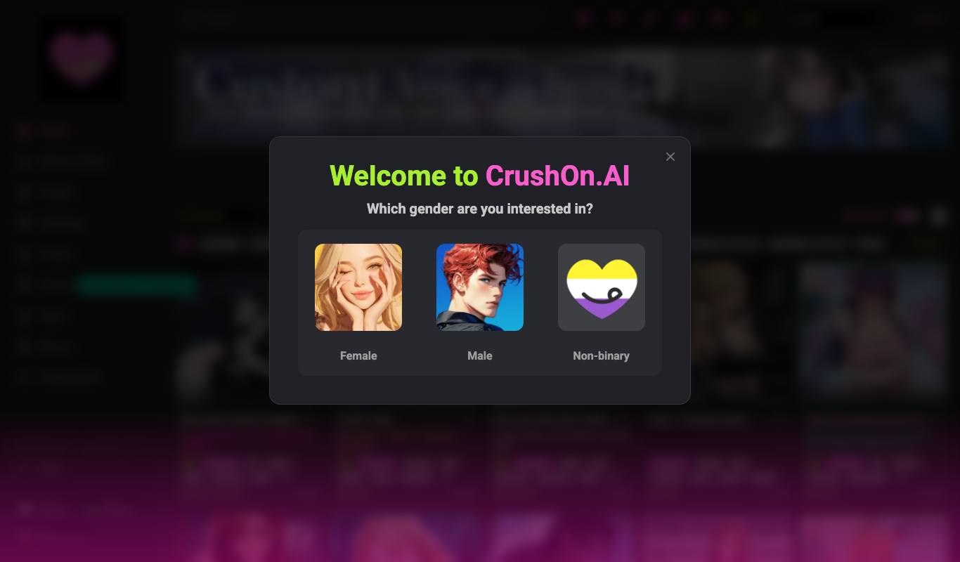 CrushOn.AI website screenshot