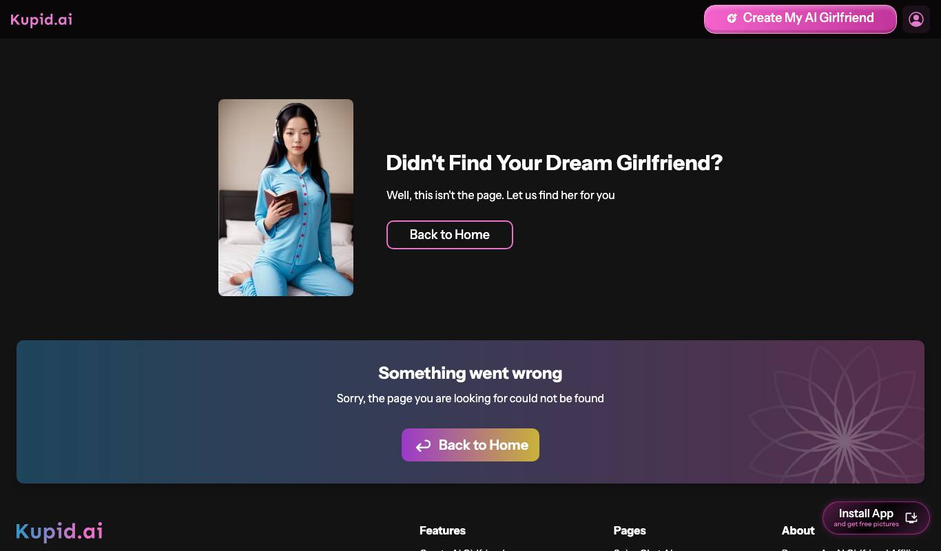 Kupid AI generator interface