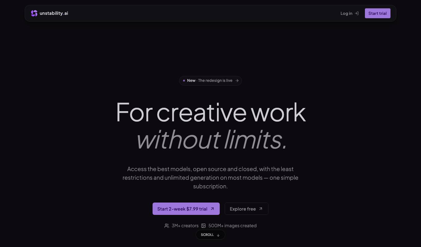 Unstable Diffusion website screenshot